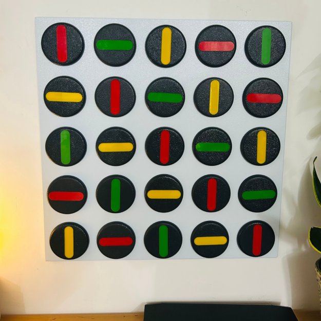 I-conic Discs_25 Wall Art for Home Decor | Modern Disc Wall Sculpture, Wall Decor for Living Room, Bedroom, Office | Decorative Wall Sculpture | Wall Showpiece for Hall & Gifts